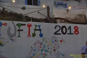 Pregón de las fiestas de Tufia 2018 a cargo de Daniel Monzón (Foto TA y TF)